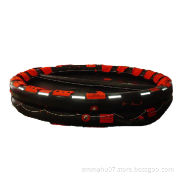 Marine reversible open reversible inflatable life raft SOLAS approved